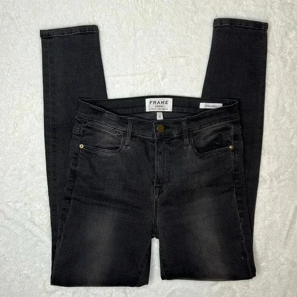 Frame Denim Le High Skinny Selby Wash Jeans Size 26 - Picture 2 of 7